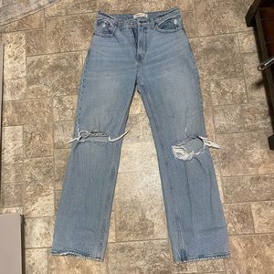 Abercrombie & Fitch wide legged jeans